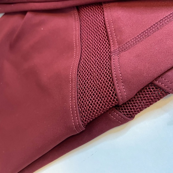 FABILETICS Burgundy High Waisted Leggings - Picture 7 of 11